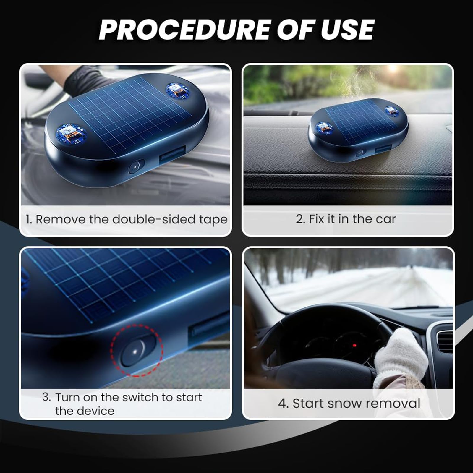Beamdoor kinetic warmth defroster emits gentle heat using motion energy.
