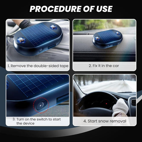 Beamdoor kinetic warmth defroster emits gentle heat using motion energy.