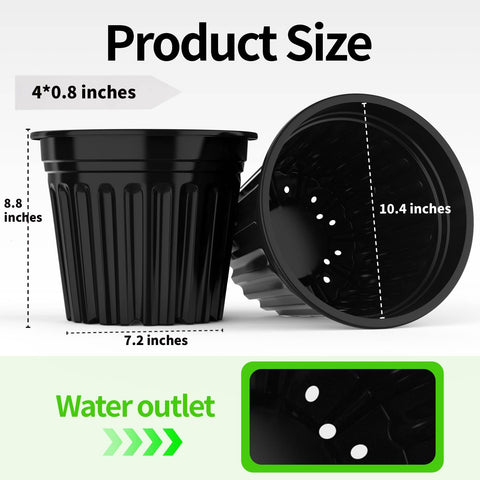 BeapTcely plant labels with square ends provide writable plant data