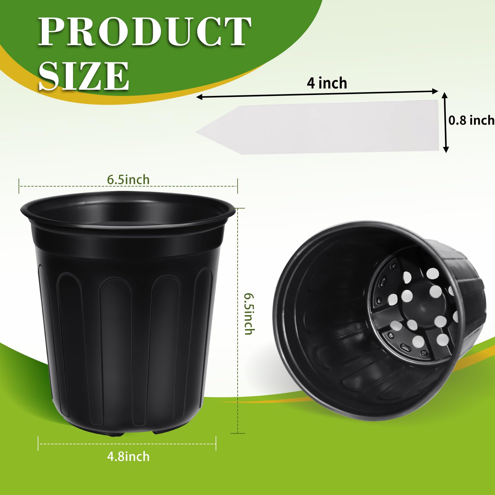 BeapTcely plant pot with drainage holes for balanced moisture