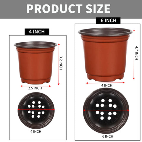 BeapTcely plant pots with drainage holes promoting healthy root airflow