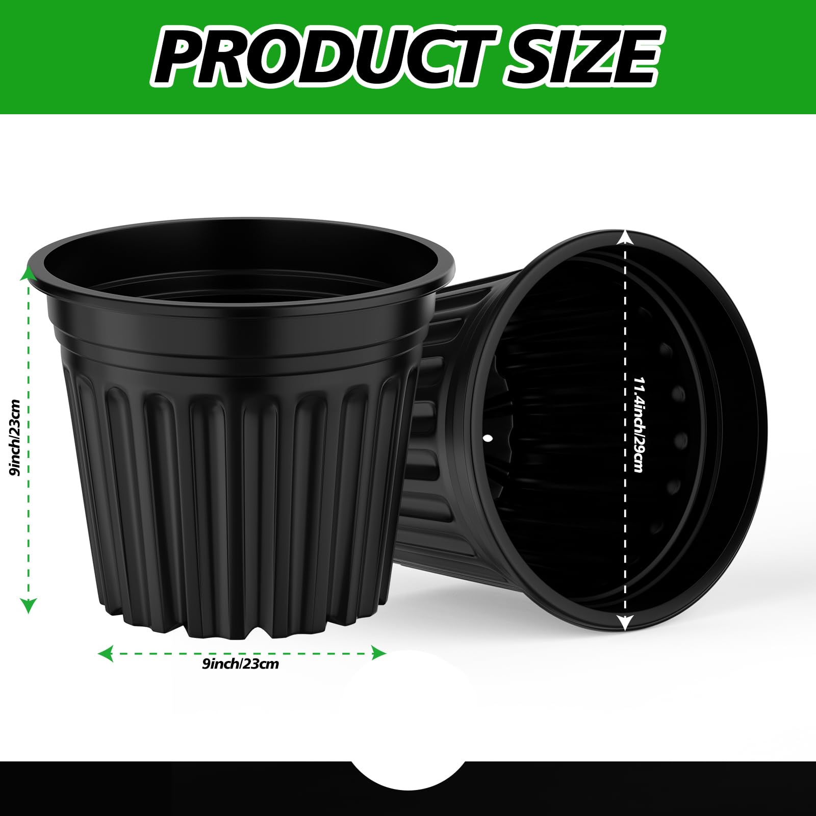 BeapTcely starter pot with large opening for easy transplanting.