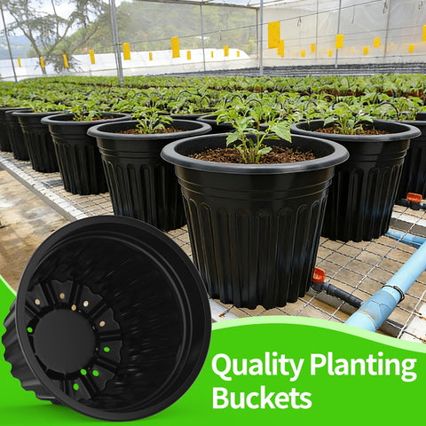 BeapTcely weather-resistant plastic planter for outdoor and indoor use