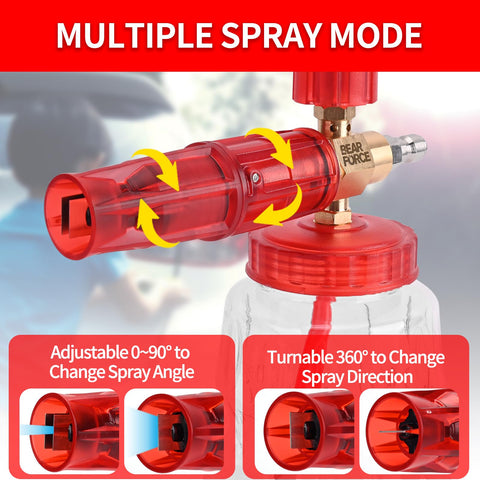 BEAR FORCE 1.10 mm nozzle included for thicker foam