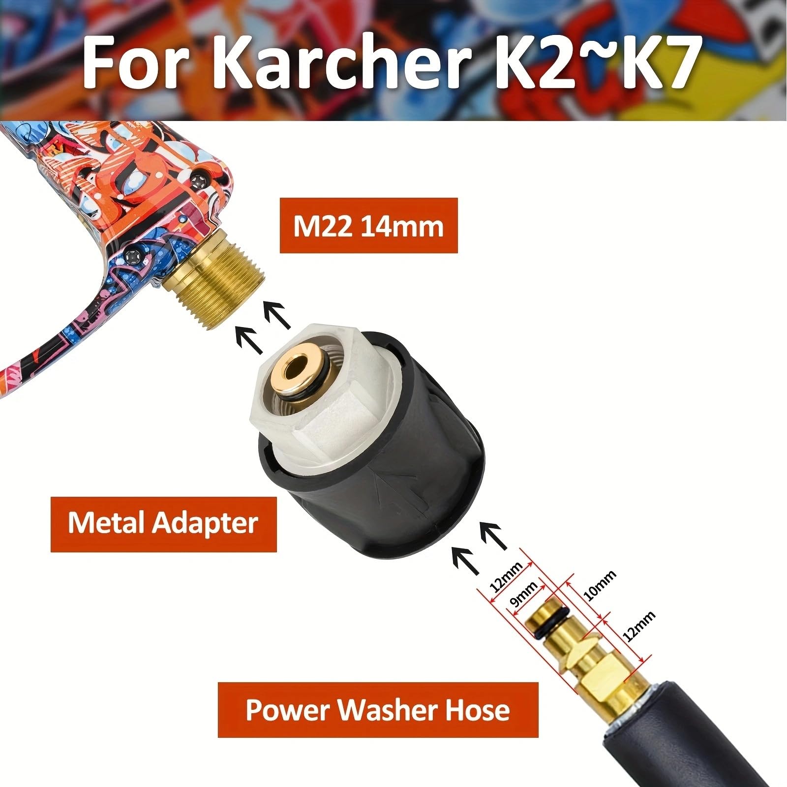 BEAR FORCE brass connectors resist high pressure for long-lasting use.
