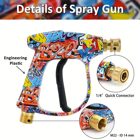 BEAR FORCE extra 1.10mm nozzle enables strong foam on mid-range pressure washers.