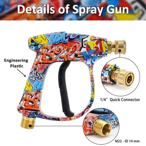 Bear Force gun with M22 inlet for quick, secure connections.