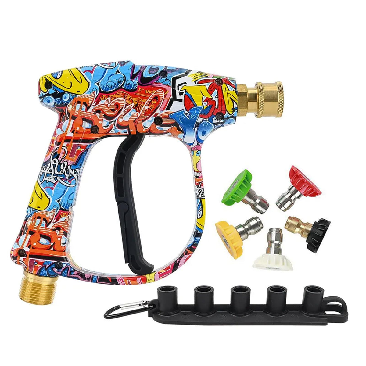 Bear Force high pressure washer gun with compact design for easy reach and control.