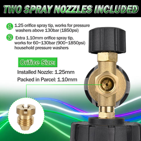 BEAR FORCE Pro+ compatible with 1850–5000 psi washers for versatile setups
