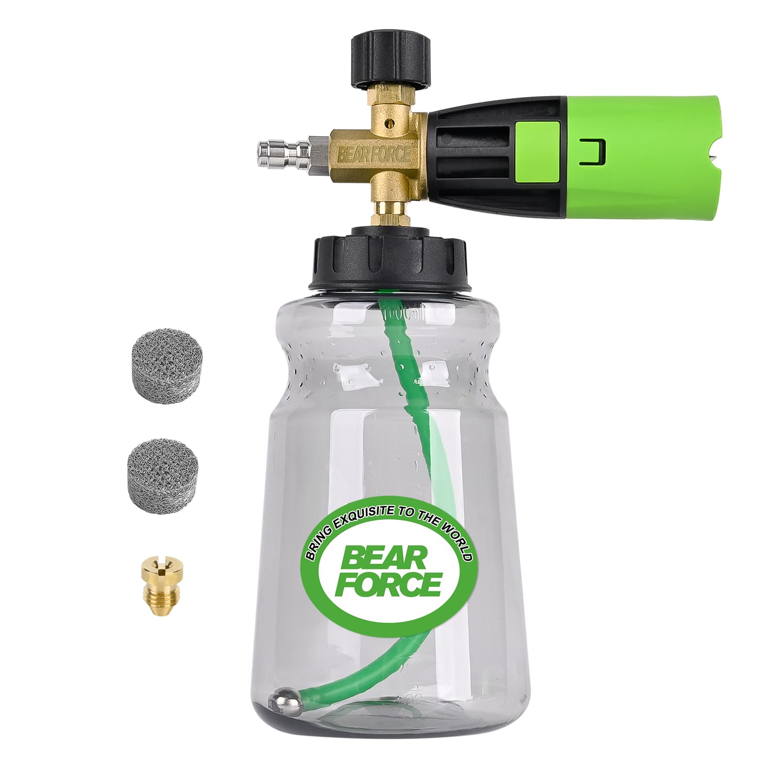 BEAR FORCE Pro+ thicker foam for a gentle, thorough wash that minimizes swirls