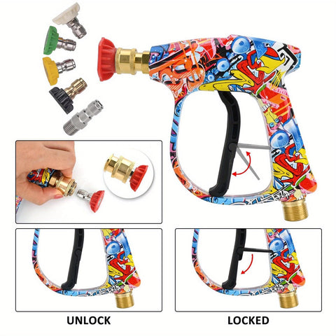 BEAR FORCE 1/4 inch quick connector enables fast accessory swaps.