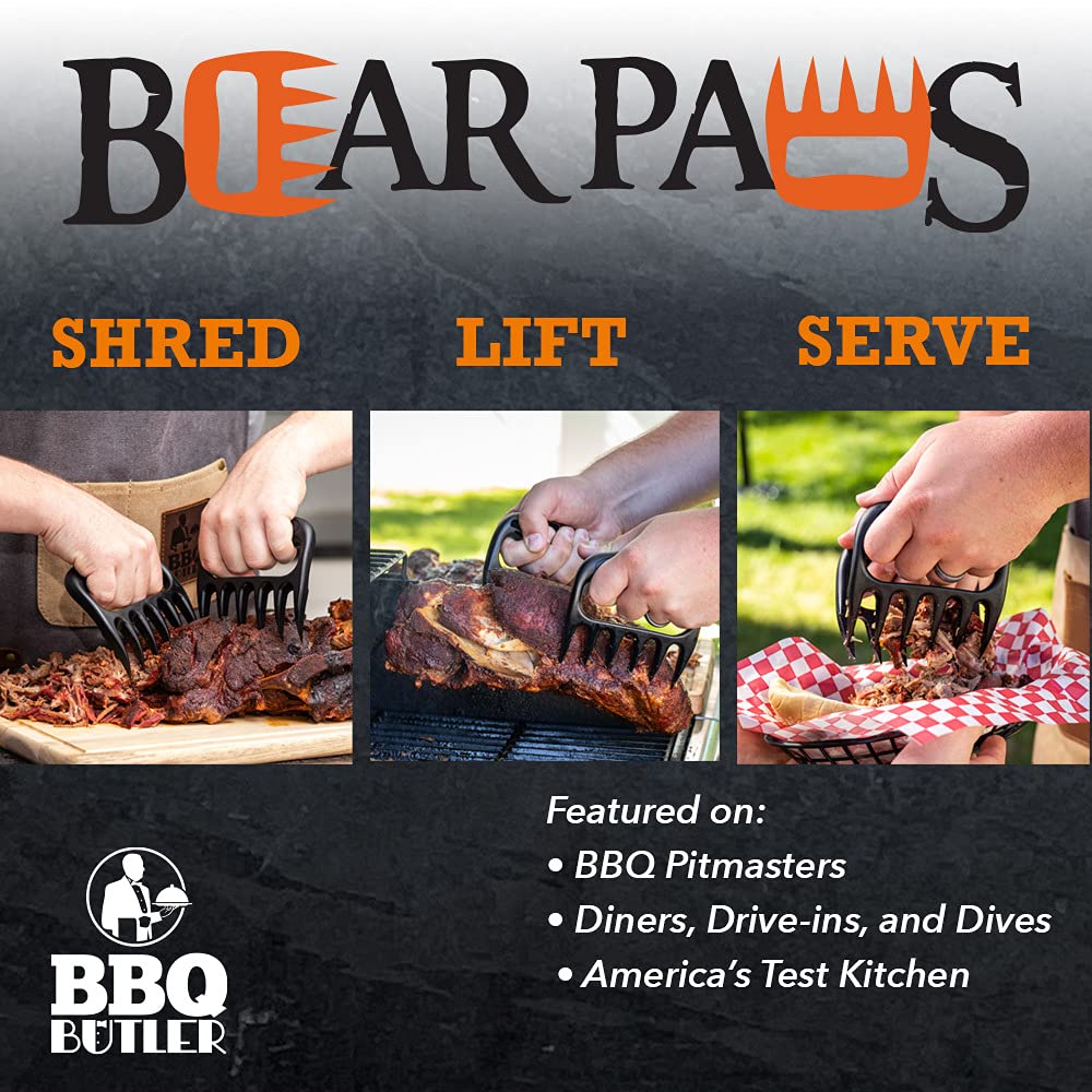 Bear Paws Meat Claws handling beef brisket shredding with control