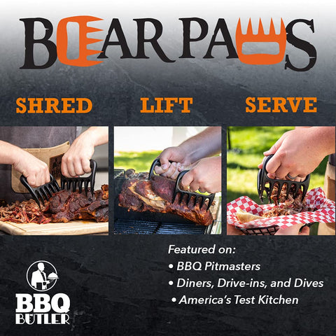 Bear Paws Meat Claws handling beef brisket shredding with control