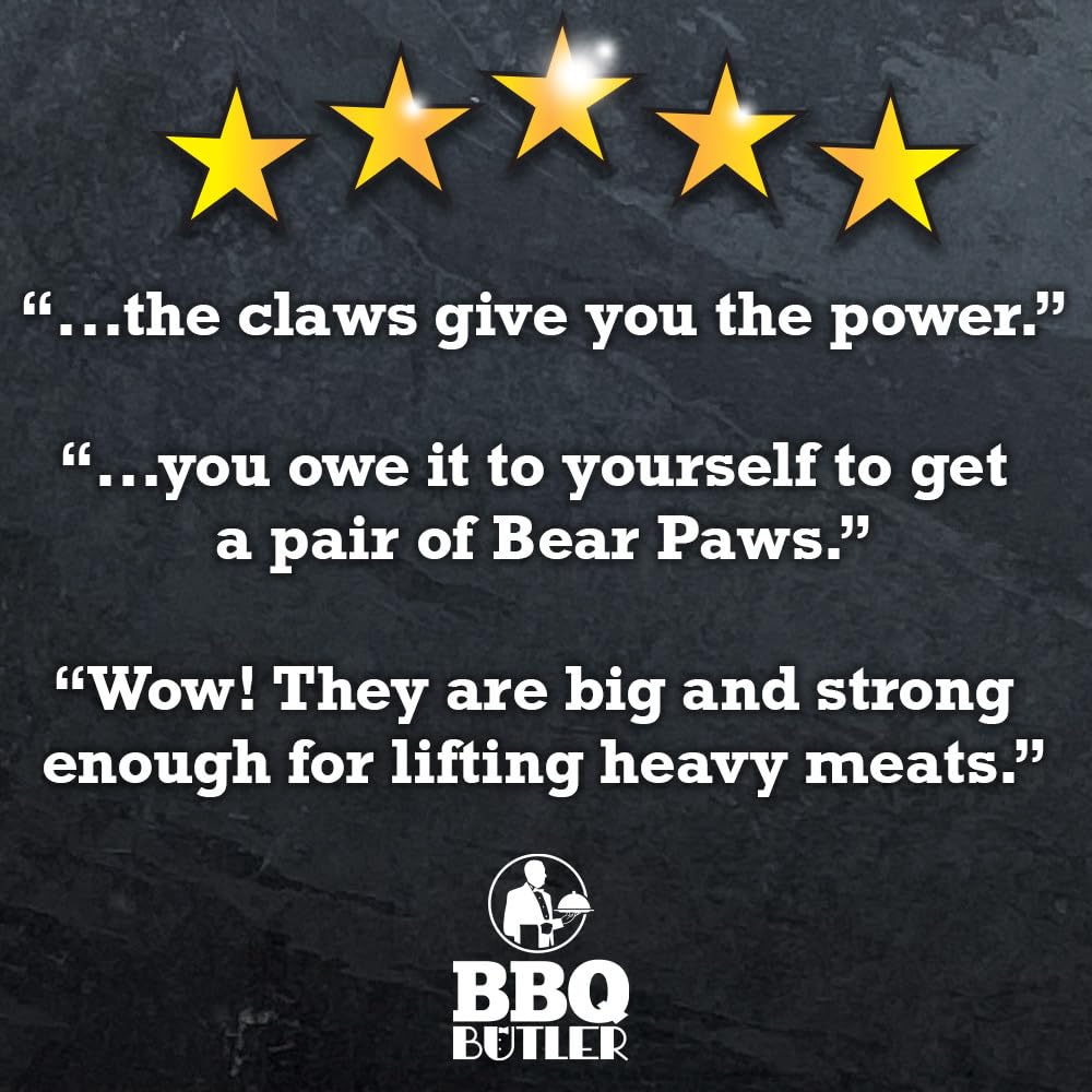 Bear Paws nylon claws meltproof and dishwasher safe