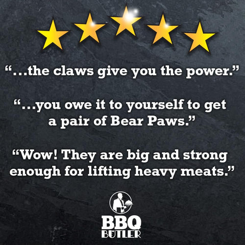 Bear Paws nylon claws meltproof and dishwasher safe