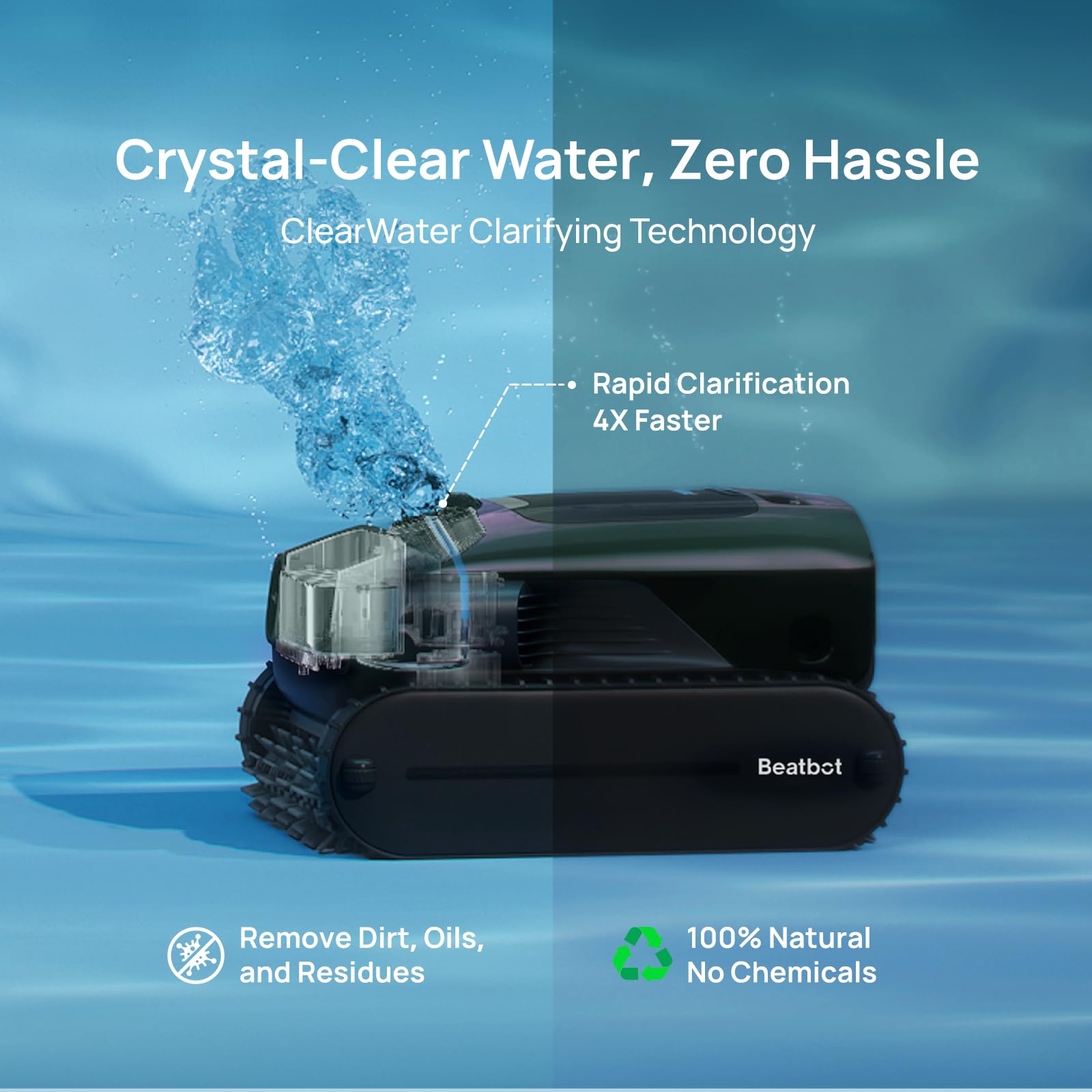 Beatbot AquaSense 2 Pro charging dock enables long cleaning sessions