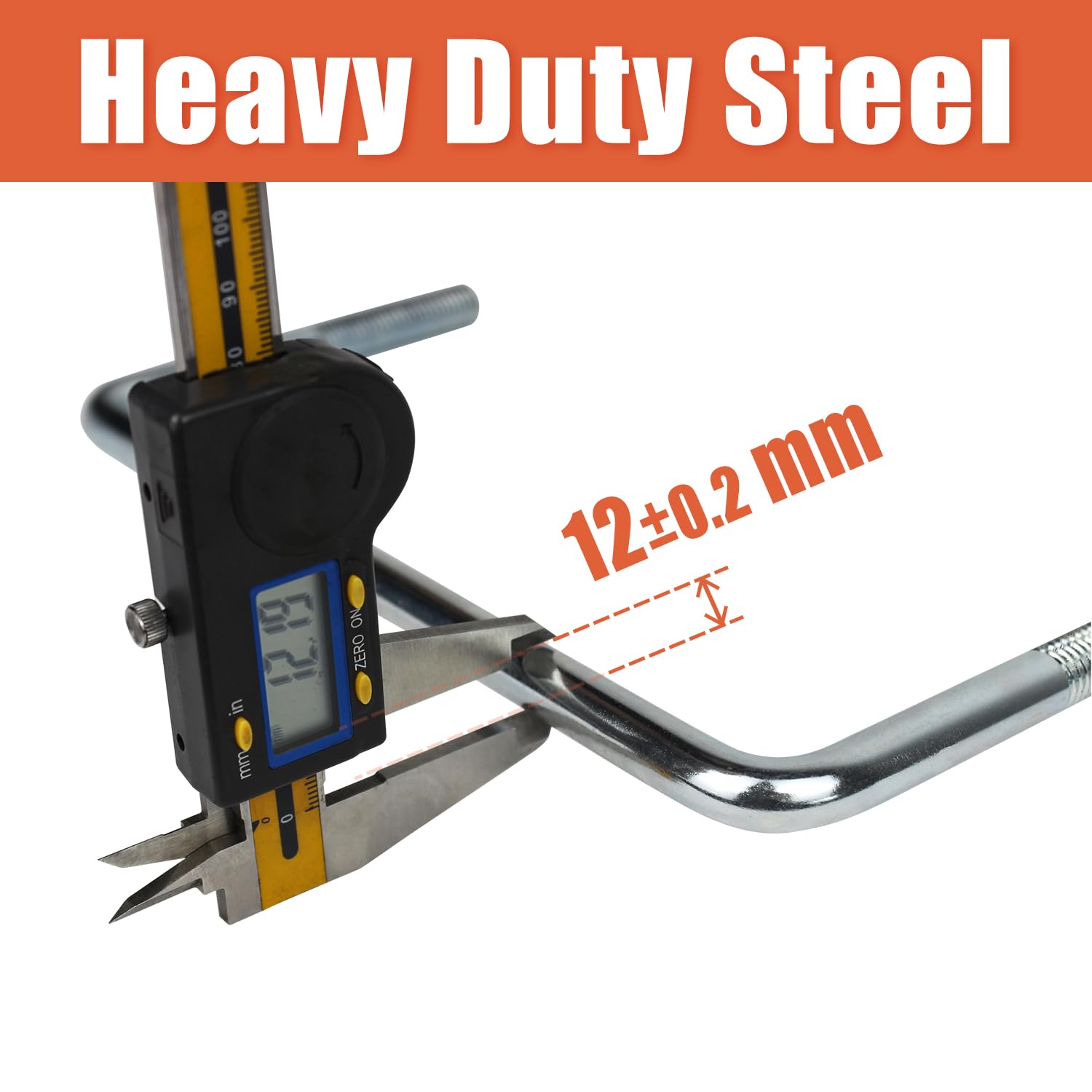 BEAUCOM Chainsaw Holder demonstrates universal fit for tractors, ATVs, and UTVs.