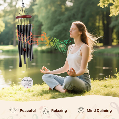 BeauGift wind chime ready to gift with hardware included.