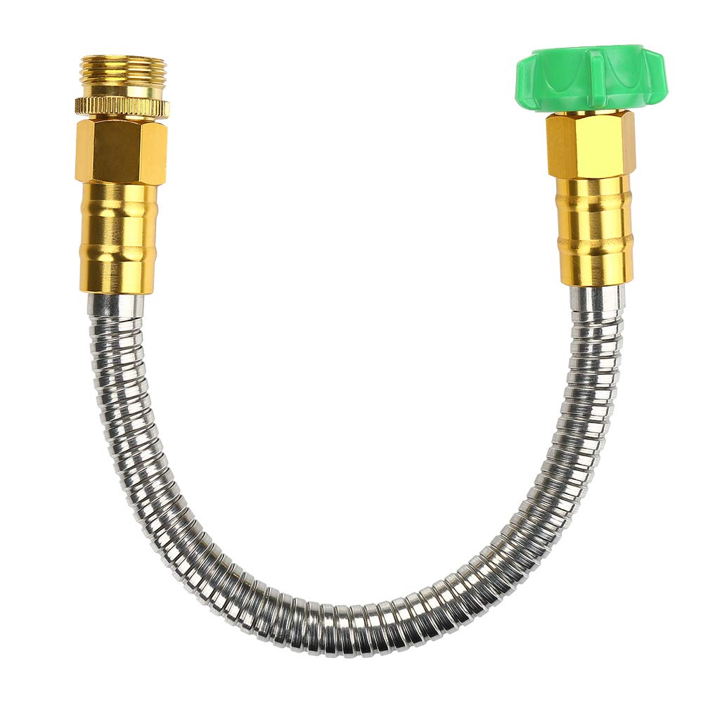 Beaulife 1ft stainless steel garden hose showing durable, high-flow performance