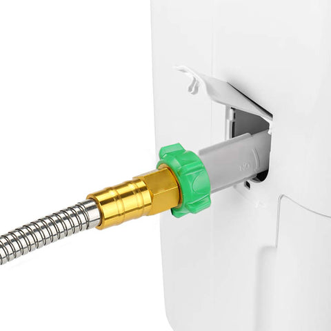 Beaulife lightweight, portable hose rolls up for compact storage