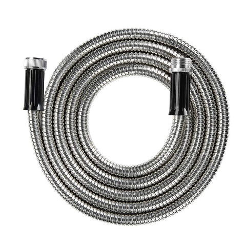 Beaulife metal garden hose 15ft connectors for easy setup and durable performance.