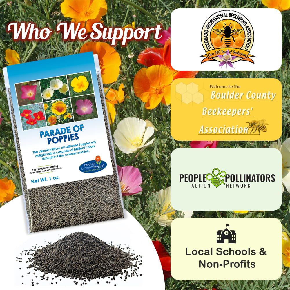 Beauty Beyond Belief 1oz seed packet ideal for seasonal planting.