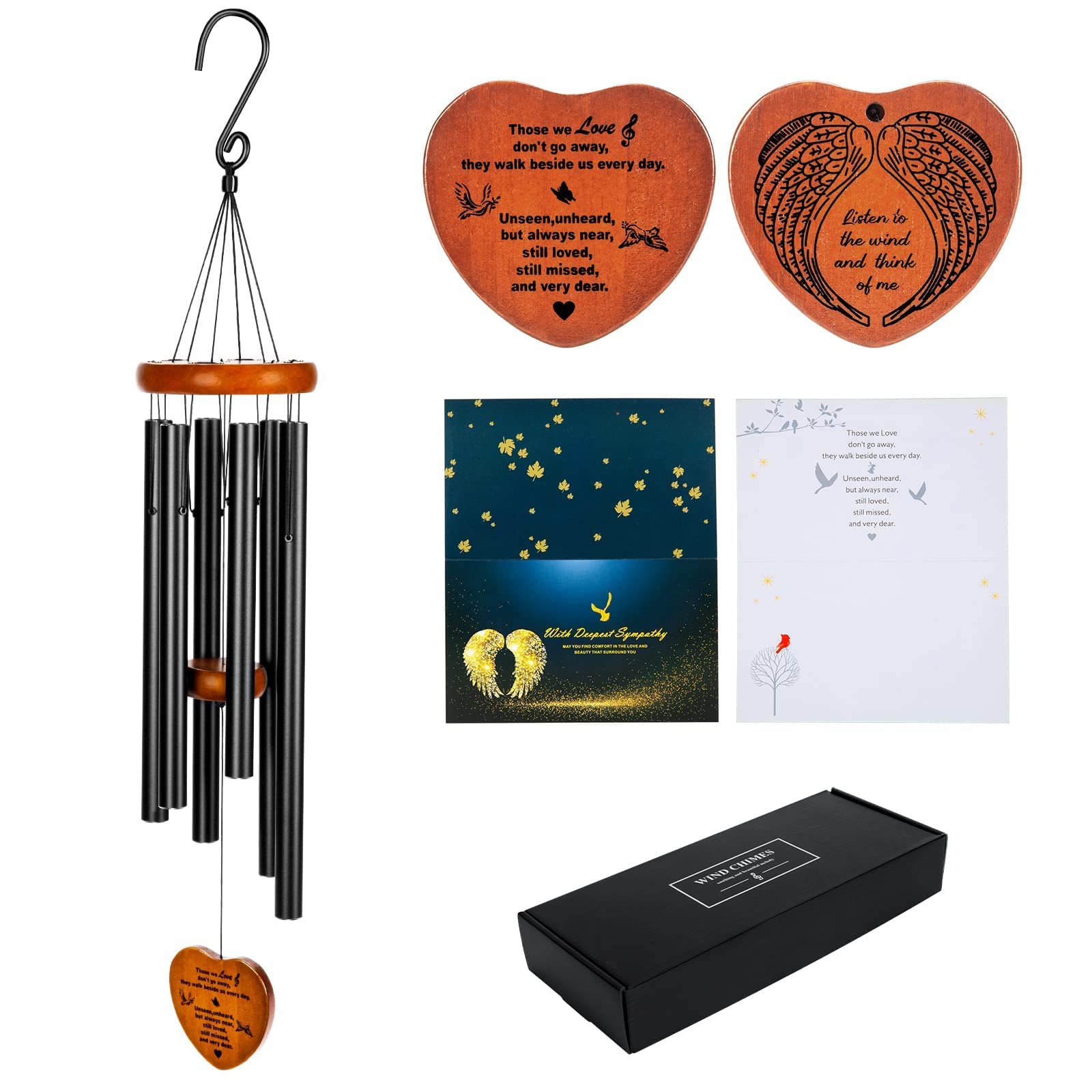 beboligh sympathy wind chimes 32 inch outdoor decor for garden memorial remembrance