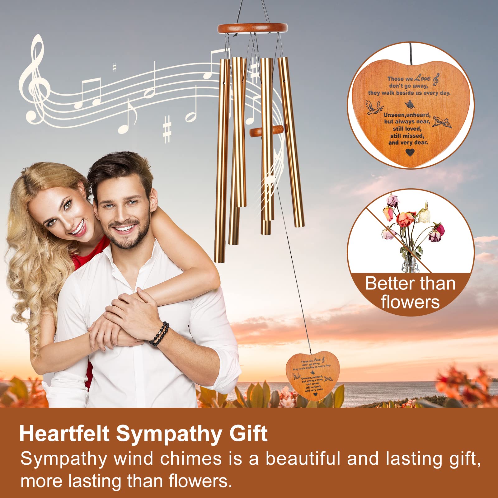 Beboligh wind chimes mute mode for quiet hours and storms.