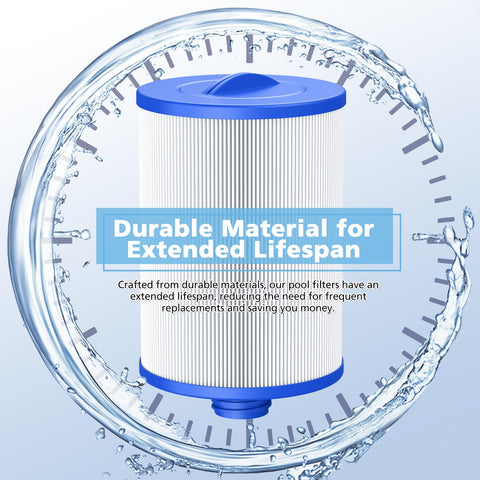 Beckacher 6CH-940 spa filter is washable and reusable for longevity