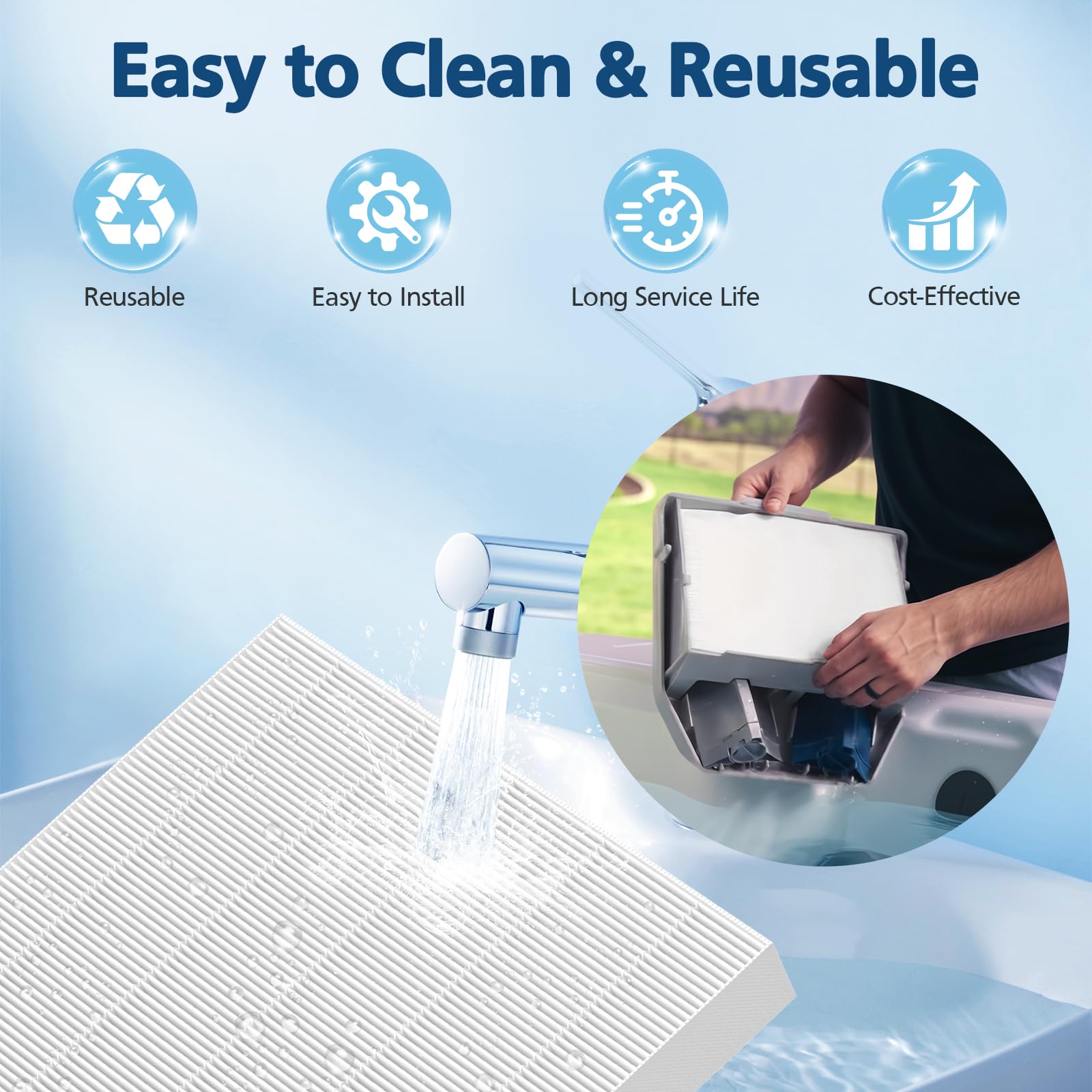 Beckacher dense pleat filtration design boosts backpressure efficiency