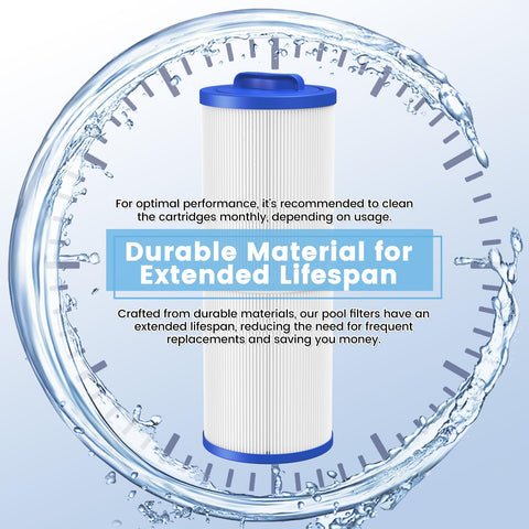 Beckacher easy-install spa filter demonstrates quick screw-in setup and hassle-free maintenance.