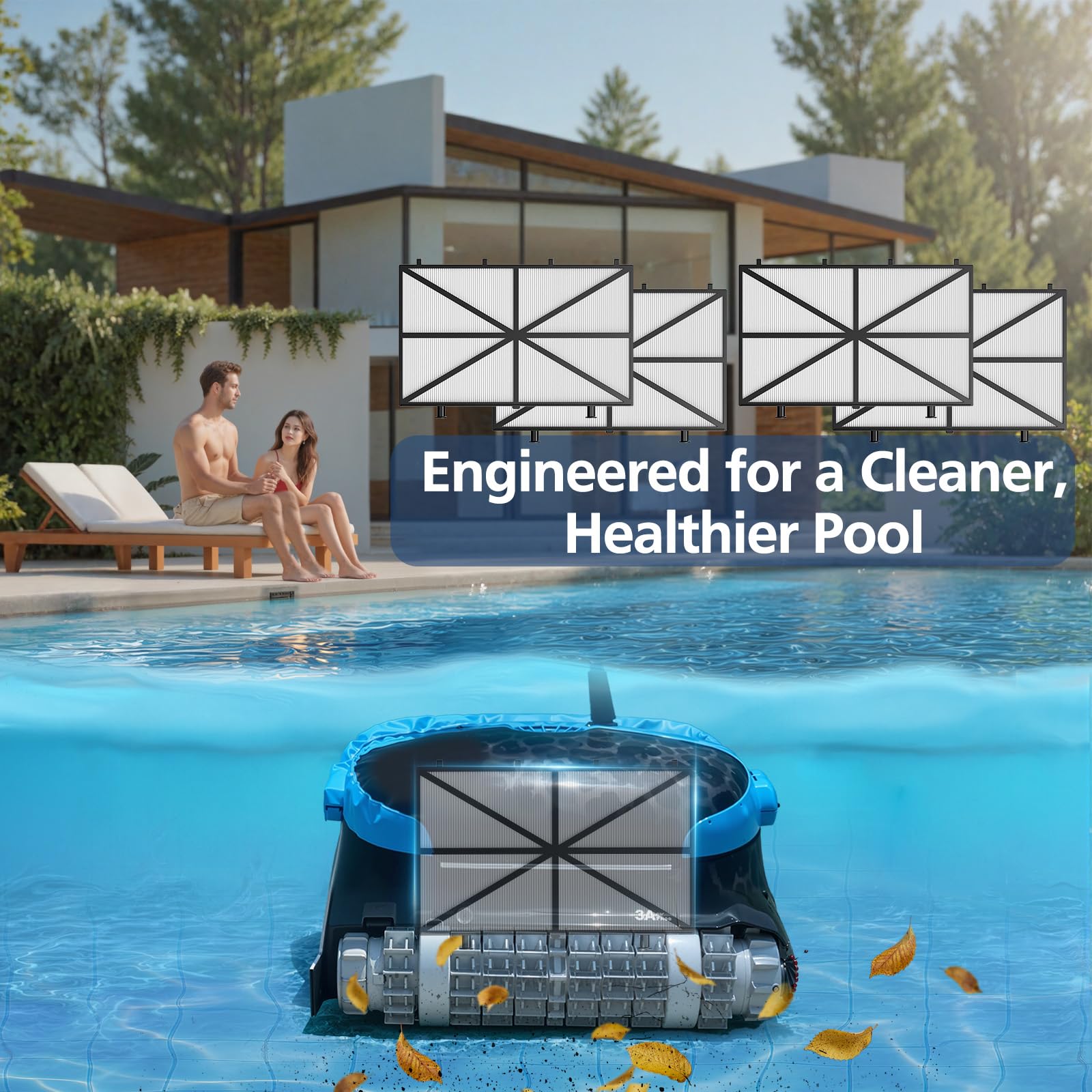Beckacher filters rinse and reuse, extending overall life and saving costs.