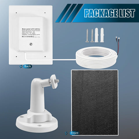 Becomfy outdoor installation steps for Ring solar charger