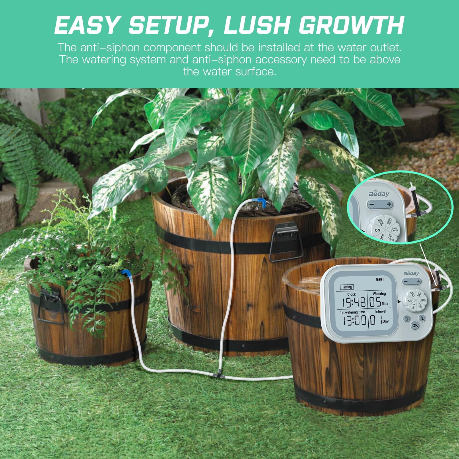 Beday drops and filters highlight durable components for smooth operation.
