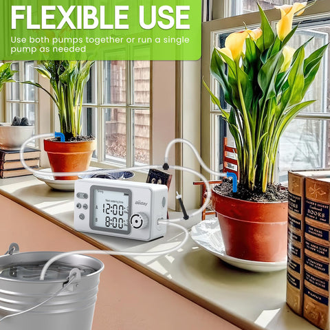 Beday supports up to 30 plants delivering consistent root watering