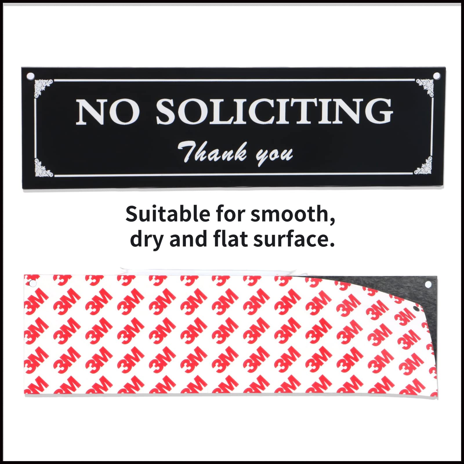 BEDEONE sign with chain for easy hanging on doors or gates