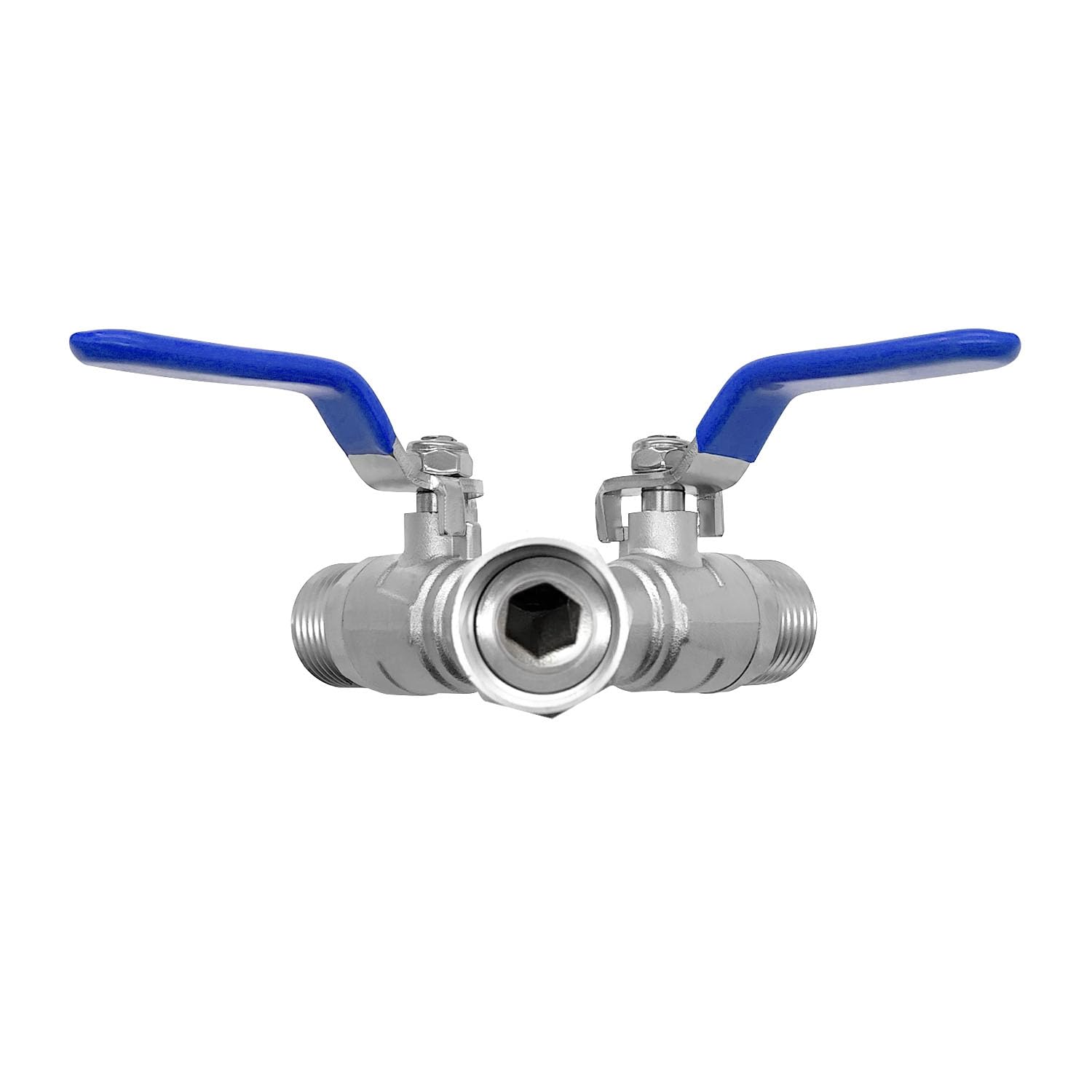Beduan hose splitter with swivel cap for tight spaces and easy attachment.
