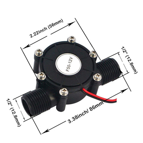 Beduan hydro generator with G1/2in thread detail for easy mount.