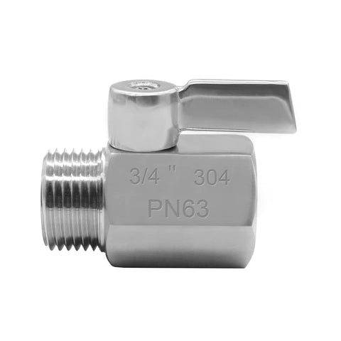 Beduan valve in use on garden hose for reliable on off control