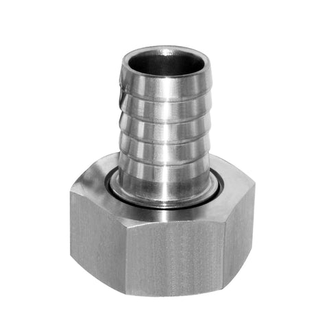 Beduan stainless steel hose swivel fitting 34 barb for durable garden connections.