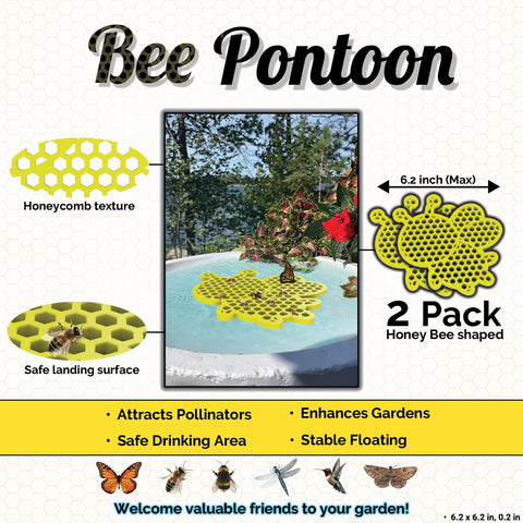 Bee Pontoon durable weather resistant materials stand up to outdoor use.