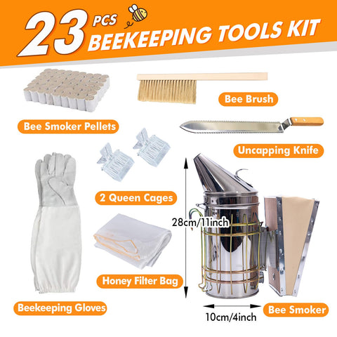BeeCastle beekeeping gloves ready for hive inspections and honey handling