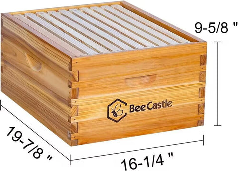 BeeCastle beeswax coated foundation sheet ensures smooth, durable foundation