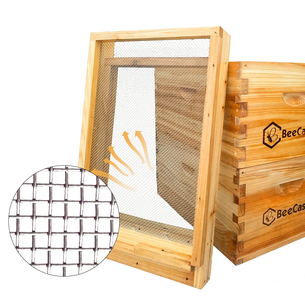 BeeCastle bottom board is easy to swap, fitting seamlessly into your hive