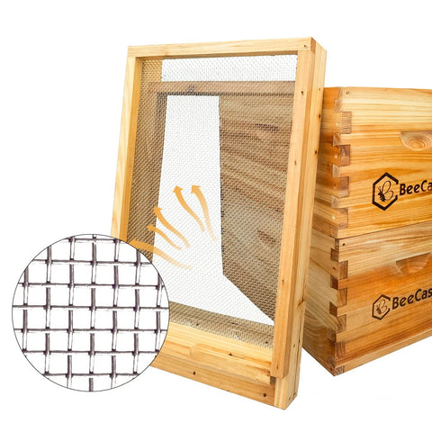 BeeCastle bottom board is easy to swap, fitting seamlessly into your hive