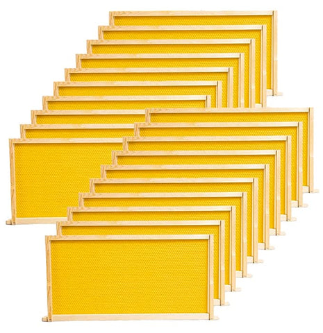 BeeCastle deep hive frame assembly for easy Langstroth hive setup