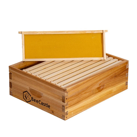 BeeCastle dovetail joints during assembly demonstrate tight-fit construction