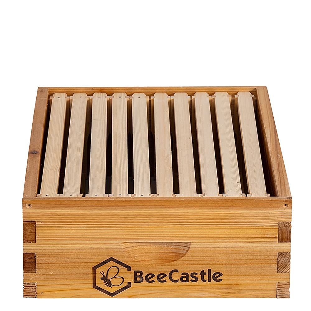 BeeCastle frames and foundations included for quick hive setup