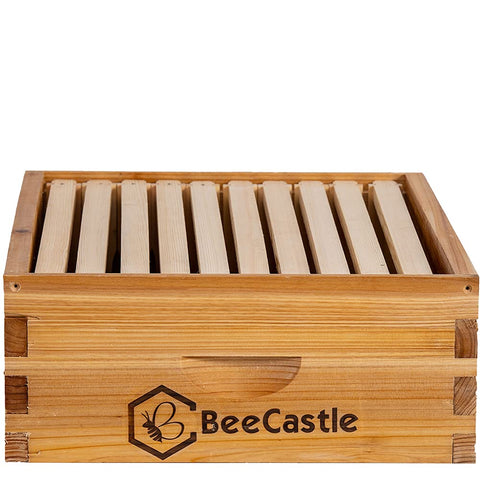 BeeCastle FSC certified wood hive underscoring sustainable sourcing