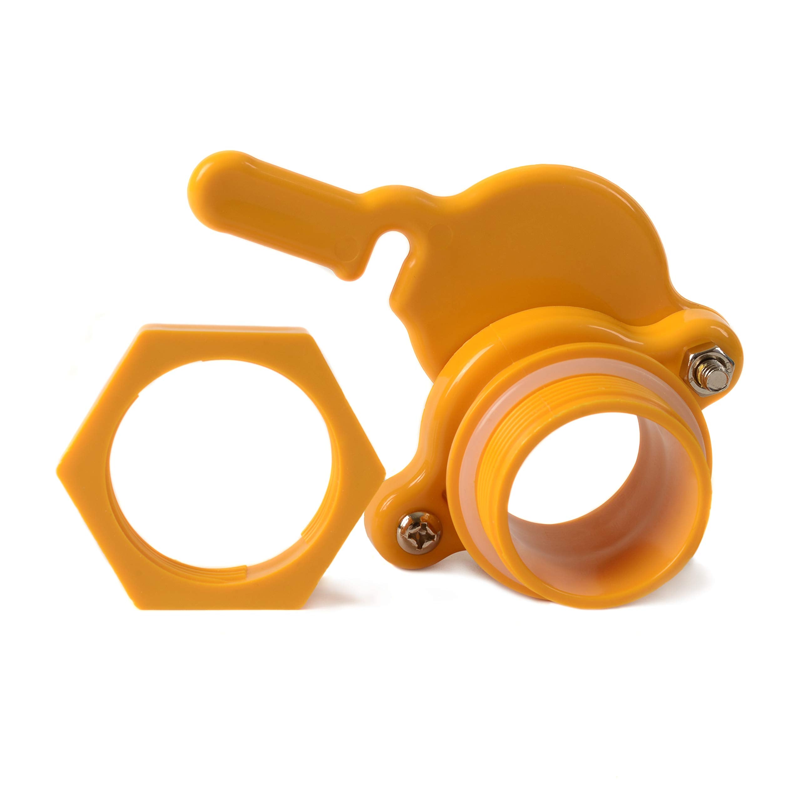 BeeCastle compact gate valve setup for efficient honey harvesting